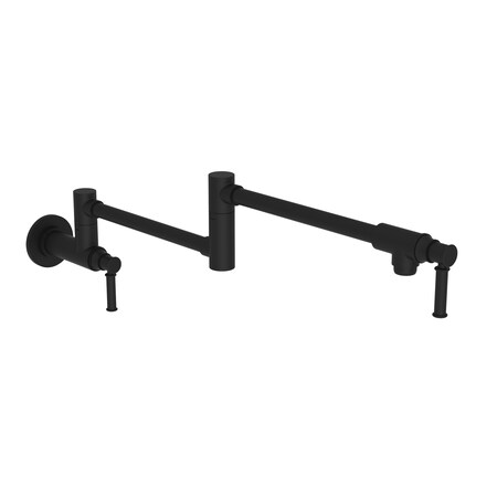 Newport Brass Pot Filler, Wall Mount in Flat Black 2940-5503-56